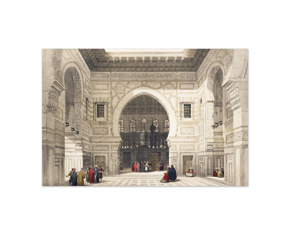 David Roberts - Interior of the mosque of the Sultan the Ghoree - Compact / Full Bleed / No Frame