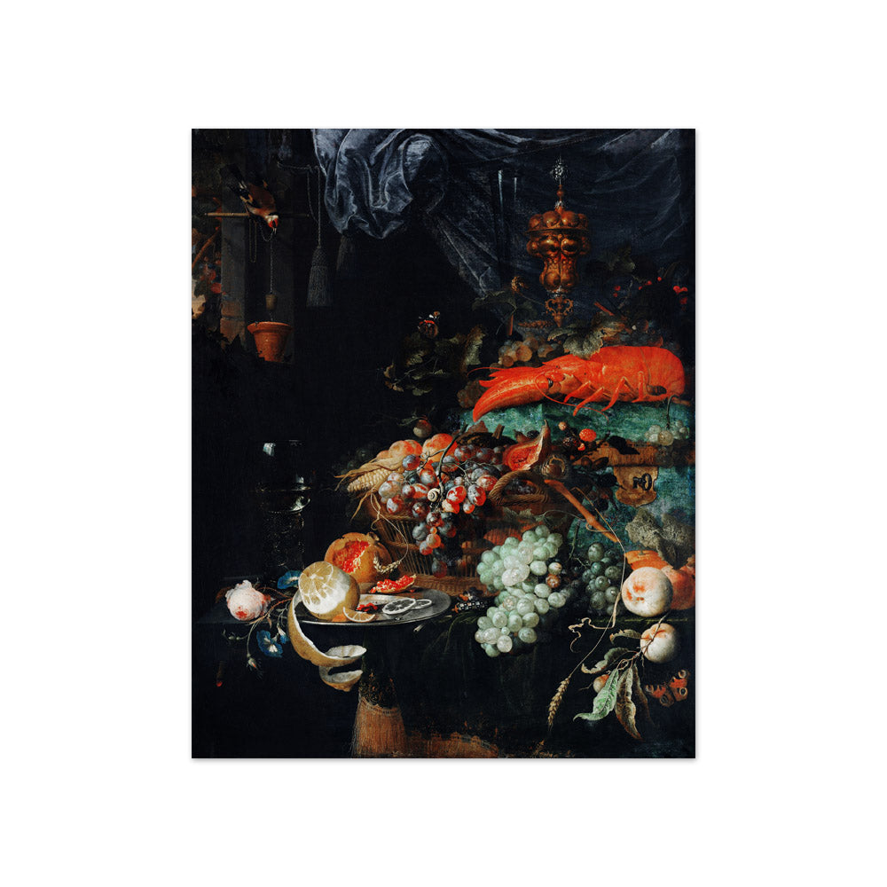 Abraham Mignon - Fruits and lobster - Compact / Full Bleed / No Frame