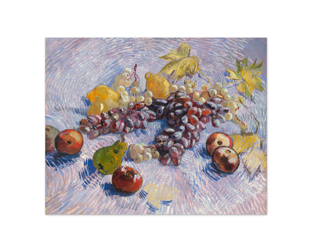 Vincent Van Gogh - Grapes, Lemons, Pears, and Apples - Compact / Full Bleed / No Frame