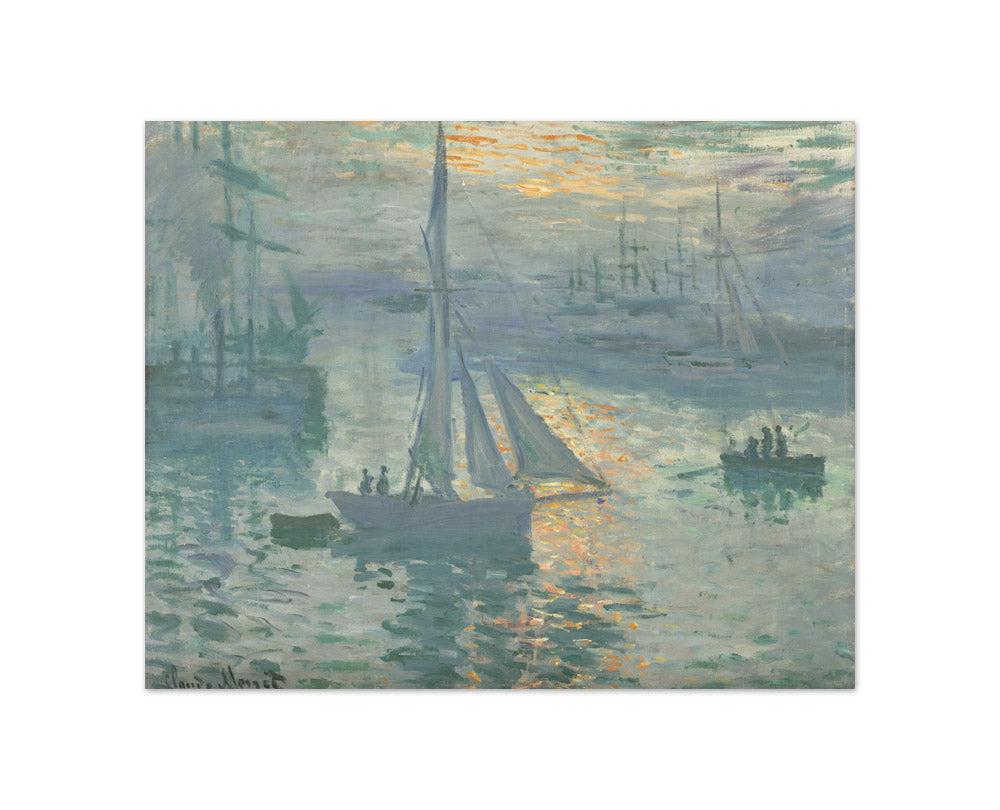 Claude Monet - Sunrise - Compact / Full Bleed / No Frame
