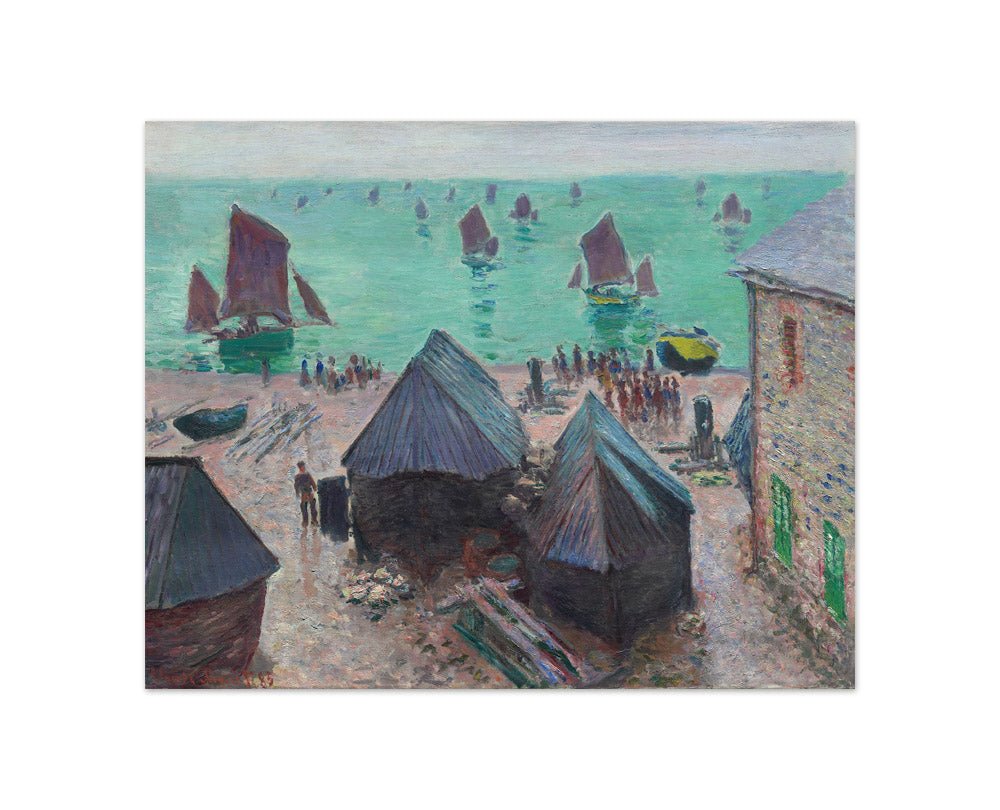 Claude Monet - The Departure of the Boats, Étretat - Compact / Full Bleed / No Frame