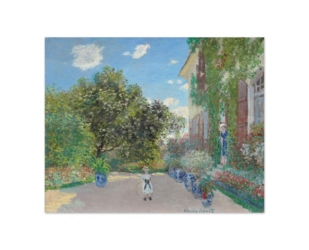 Claude Monet - The Artist's House at Argenteuil - Compact / Full Bleed / No Frame