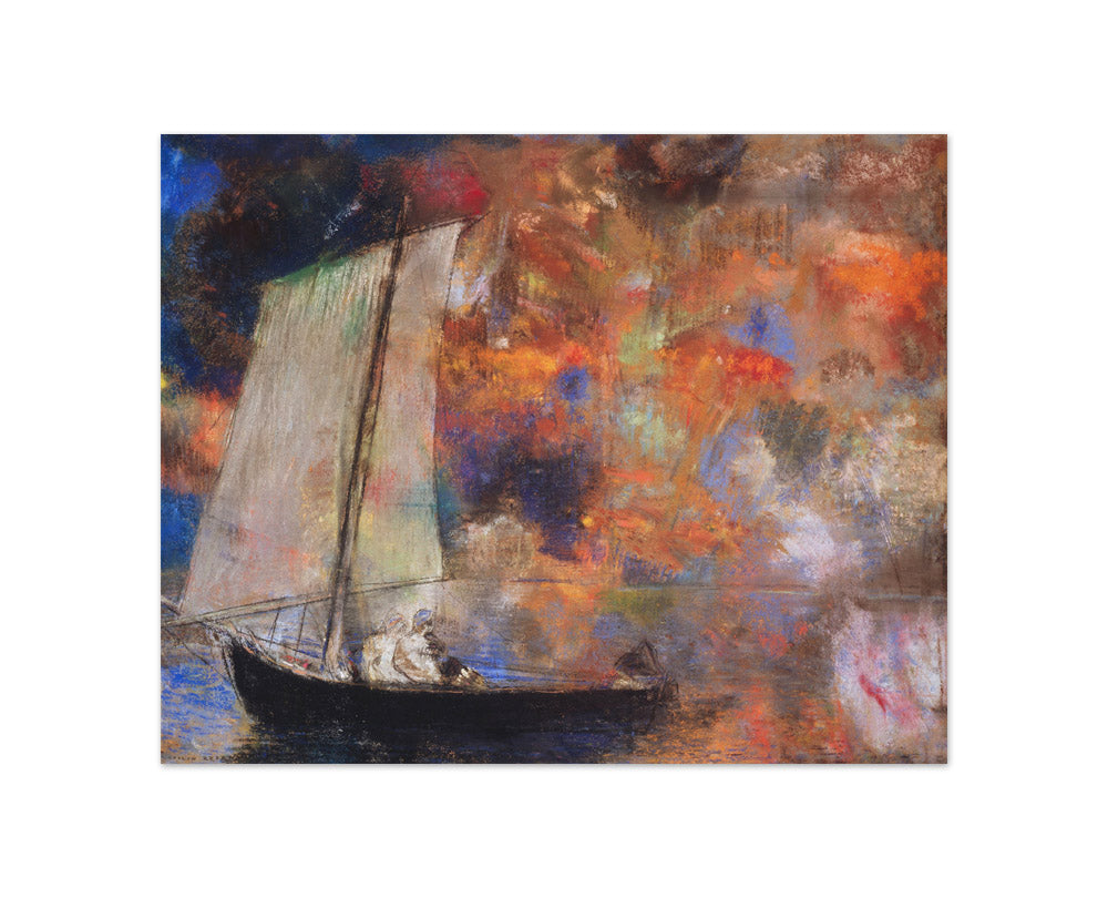 Odilon Redon - Flower Clouds - Compact / Full Bleed / No Frame
