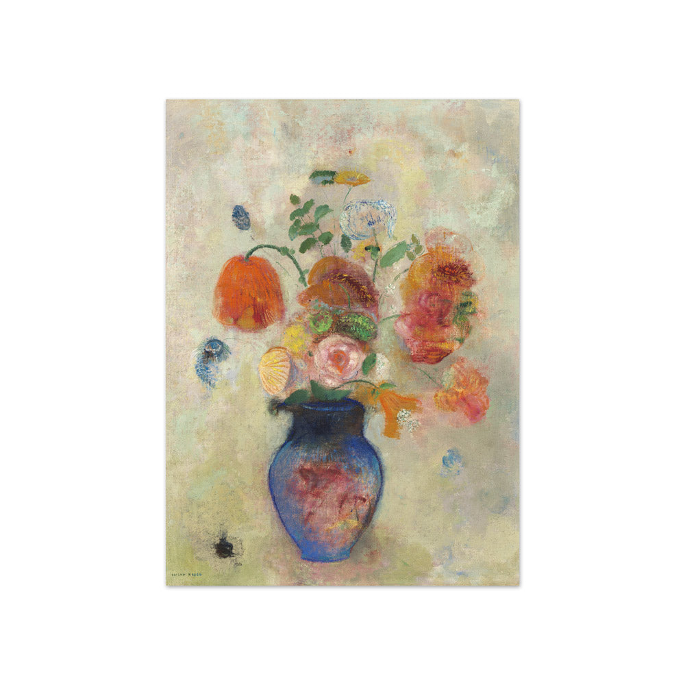 Odilon Redon - Large Vase with Flowers - Compact / Full Bleed / No Frame