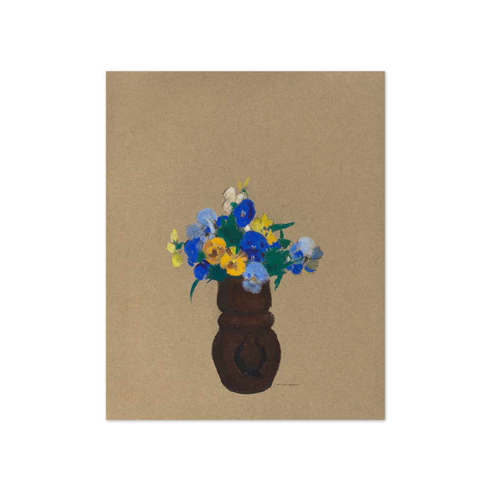 Odilon Redon - Pansies - Compact / Full Bleed / No Frame