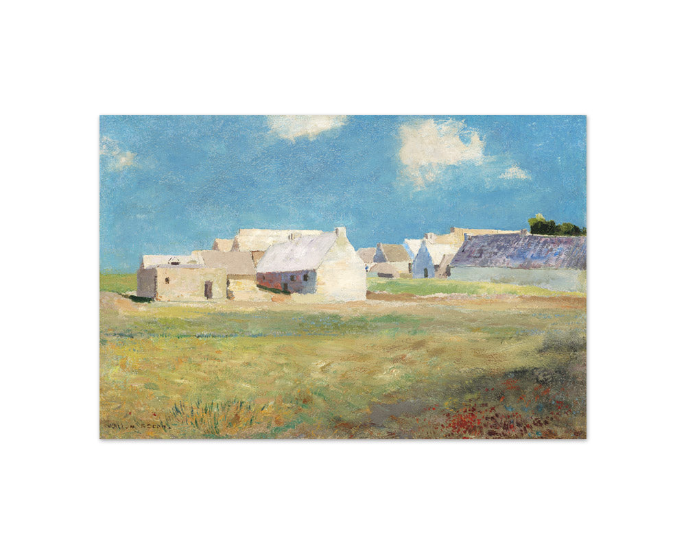 Odilon Redon - Breton Village - Compact / Full Bleed / No Frame