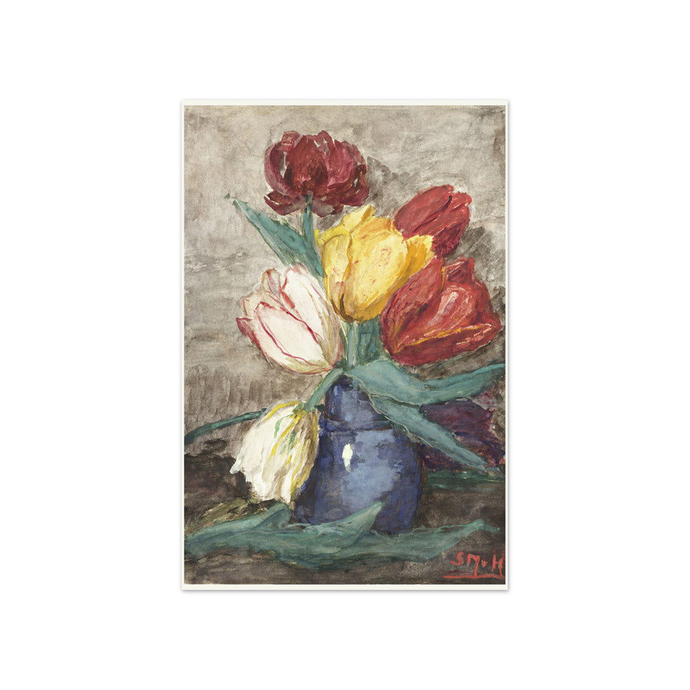 Sientje Mesdag-van Houten - Tulips in a vase - Compact / Full Bleed / No Frame