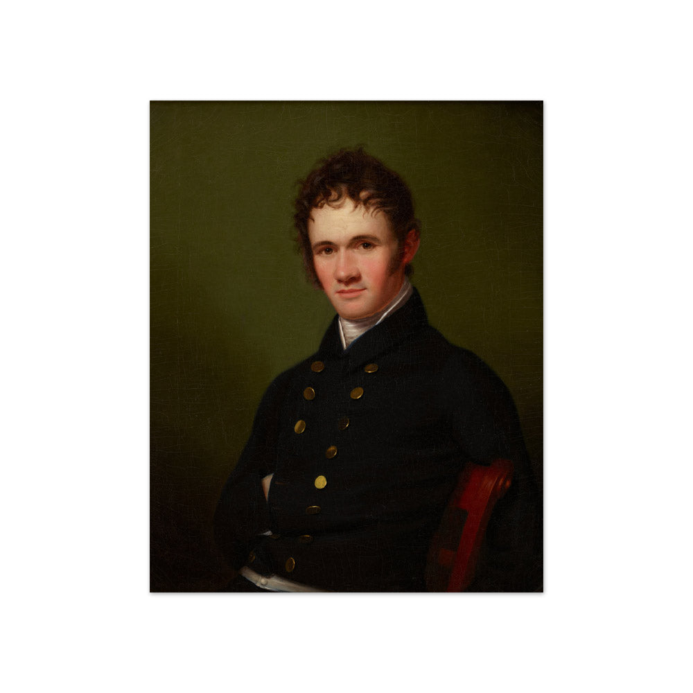 Unknown - Portrait of a man - Compact / Full Bleed / No Frame