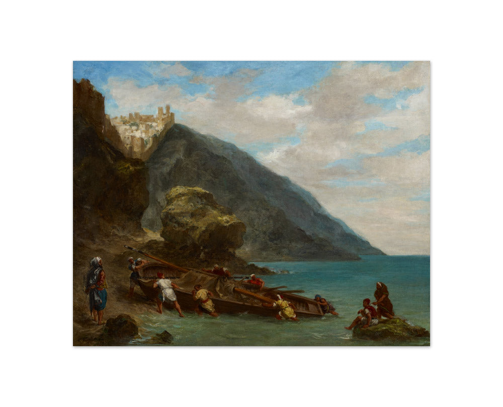 Eugène Delacroix - View of Tangier from the Seashore - Compact / Full Bleed / No Frame