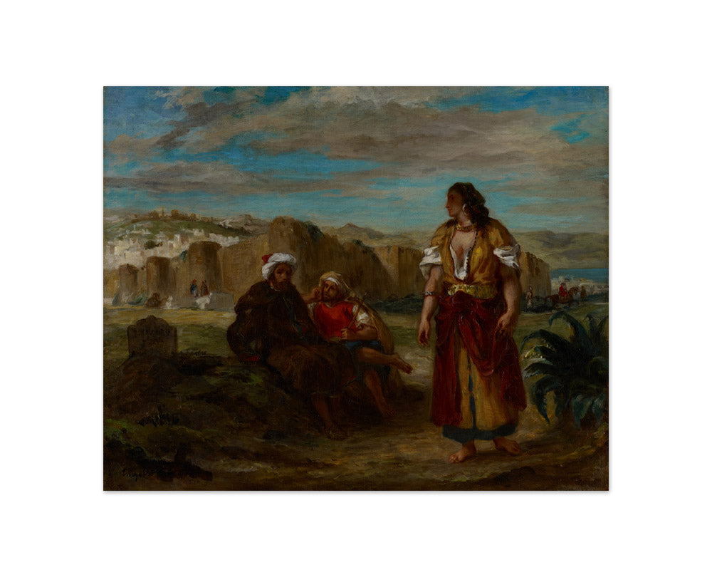 Eugène Delacroix - View of Tangier - Compact / Full Bleed / No Frame