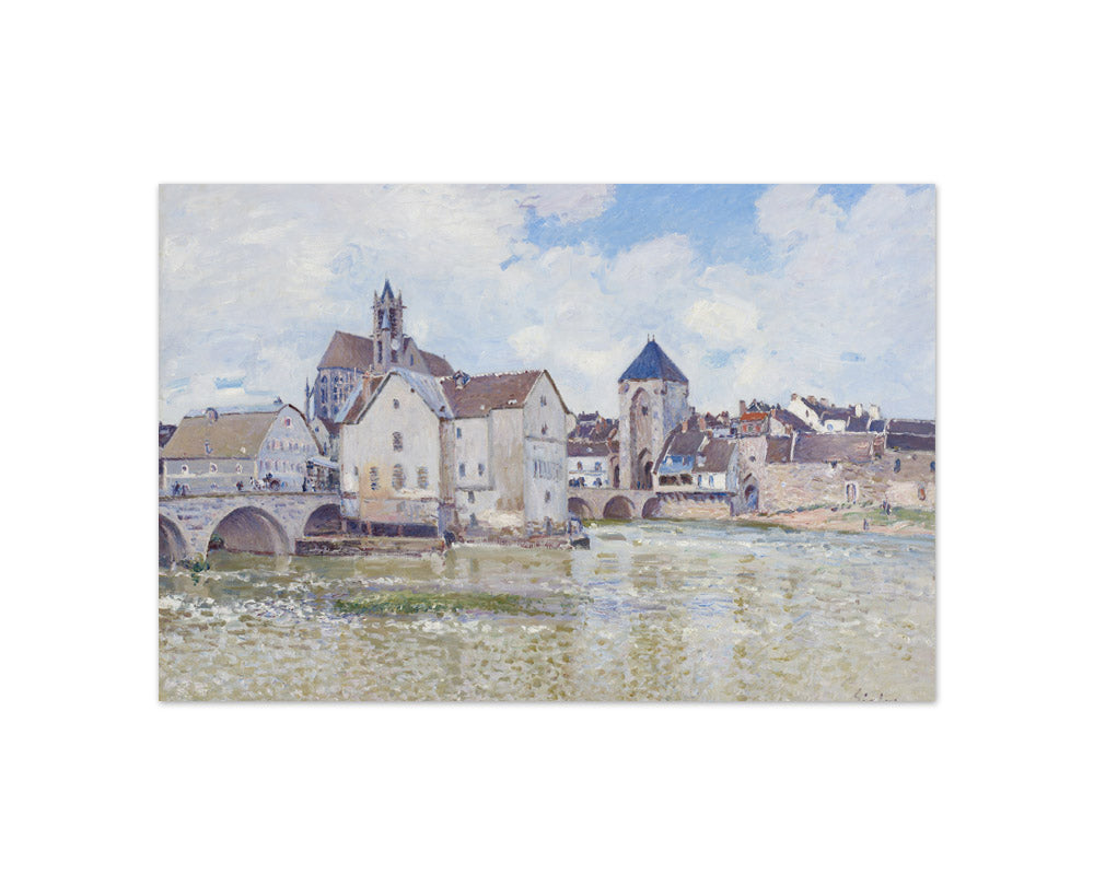 Alfred Sisley - The Moret Bridge - Compact / Full Bleed / No Frame