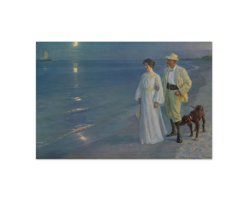 P.S. Krøyer - Summer Evening at the Beach in Skagen - Compact / Full Bleed / No Frame