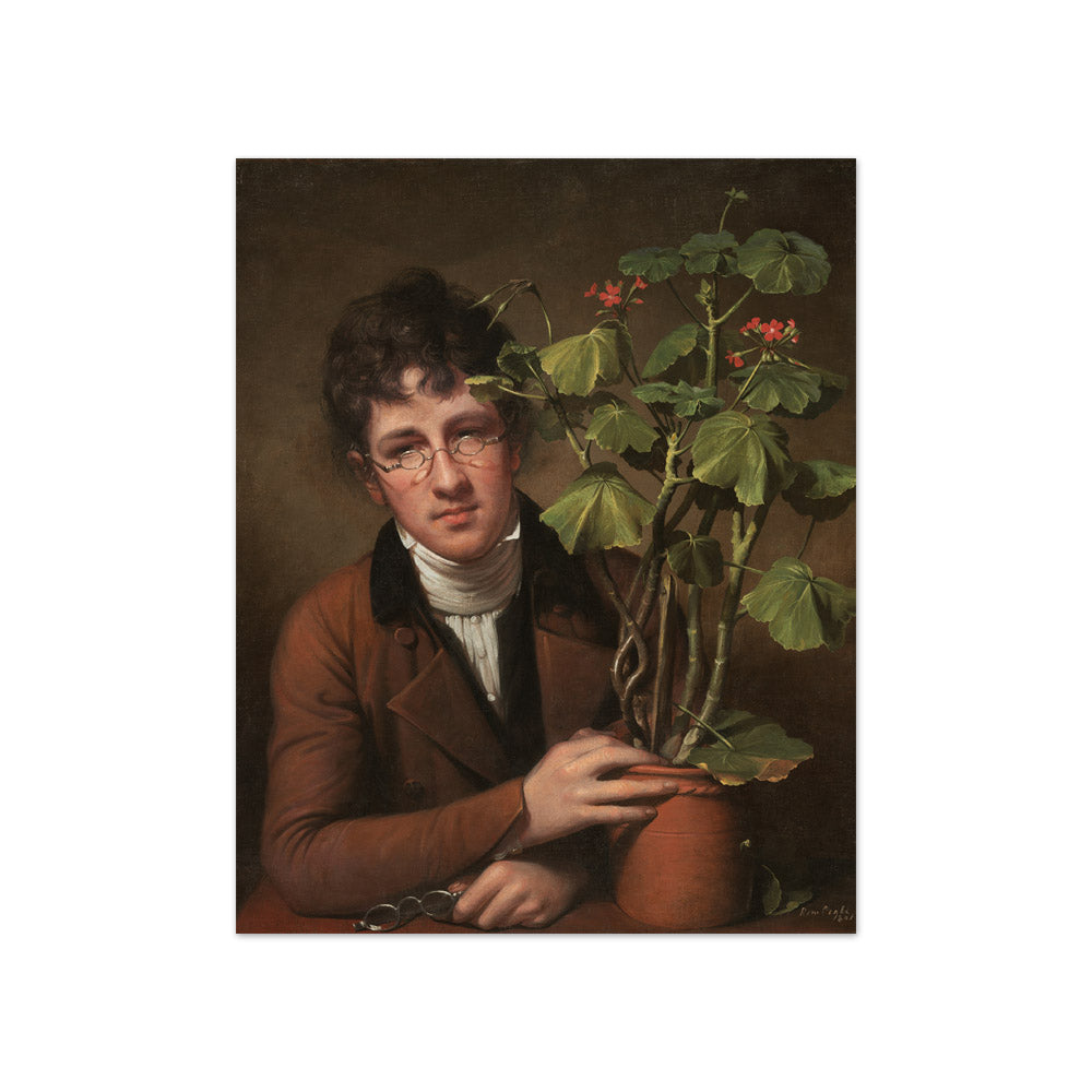 Rembrandt Peale - Rubens Peale with a Geranium - Compact / Full Bleed / No Frame