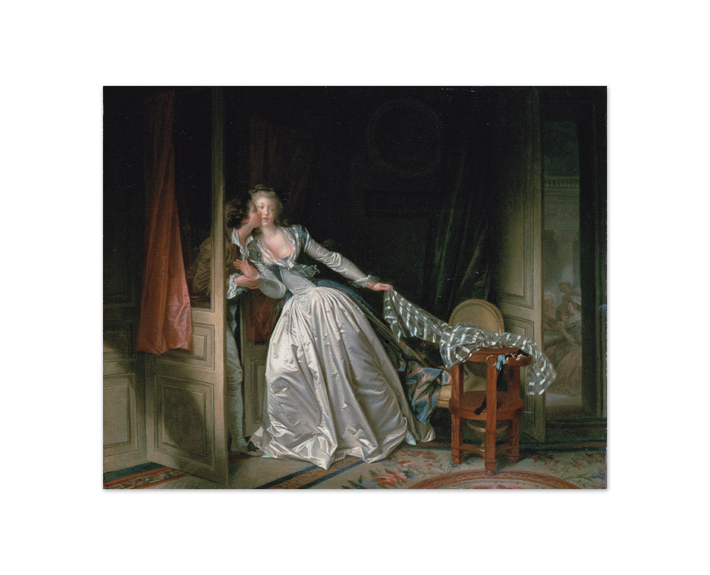 Jean-Honoré Fragonard - The Stolen Kiss - Compact / Full Bleed / No Frame