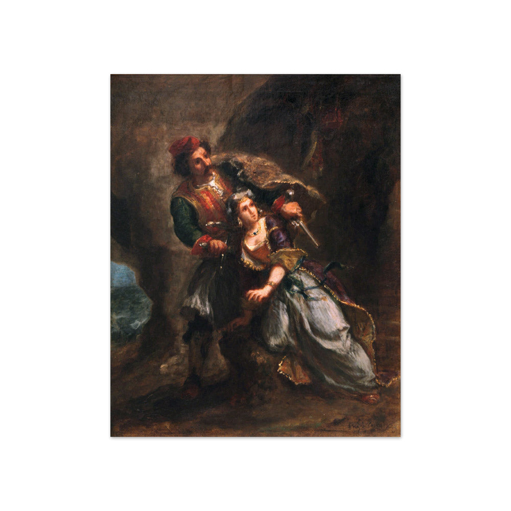 Eugène Delacroix - Selim and Zuleika - Compact / Full Bleed / No Frame