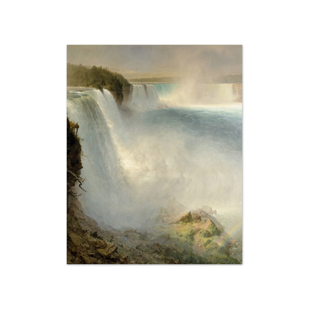 Frederic Edwin Church - Niagara Falls, from the American Side - Compact / Full Bleed / No Frame