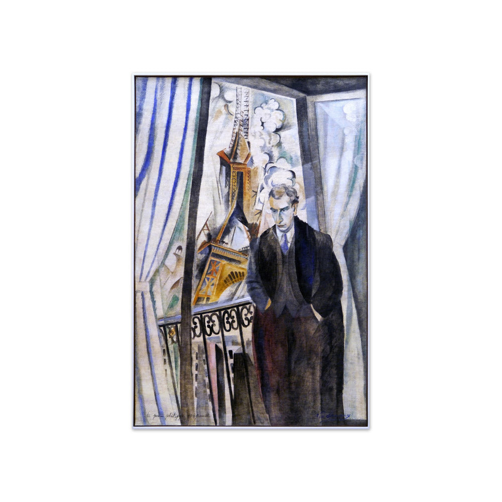 Robert Delaunay - the Poet Philippe Soupault - Compact / Full Bleed / No Frame