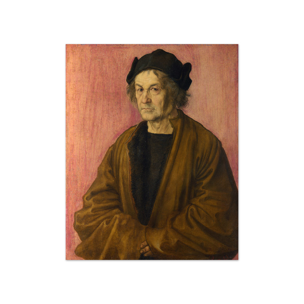 Albrecht Durer - Portrait of Dürer's Father at 70 - Compact / Full Bleed / No Frame