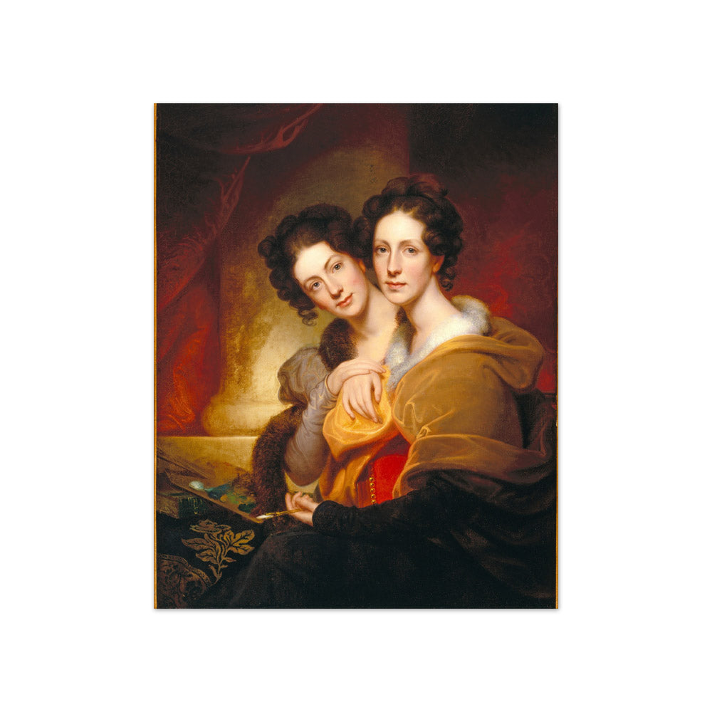 Rembrandt Peale - The Sisters (Eleanor and Rosalba Peale) - Compact / Full Bleed / No Frame
