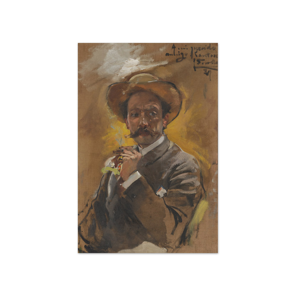 Joaquín Sorolla y Bastida - Portrait of the Painter Francesco Santoro, Rome - Compact / Full Bleed / No Frame