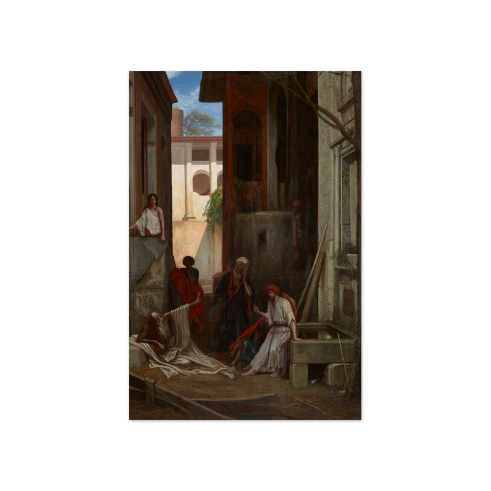 Alexandre-Gabriel Decamps - Job and His Friends - Compact / Full Bleed / No Frame