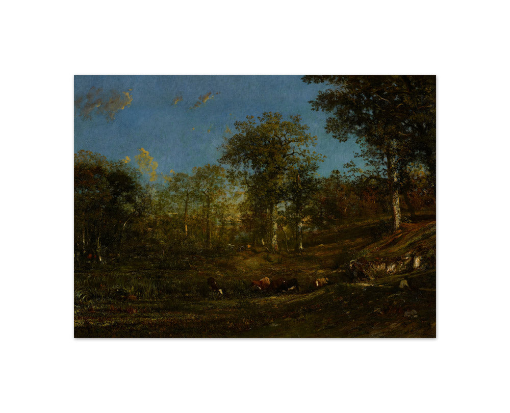 Jules Dupré - View of the Pastures of the Limousin (France) - Compact / Full Bleed / No Frame