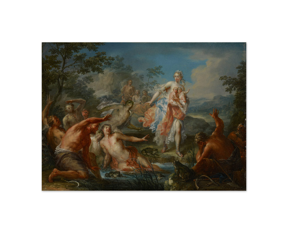 Johann Georg Platzer - Latona Turning the Lycian Peasants into Frogs - Compact / Full Bleed / No Frame