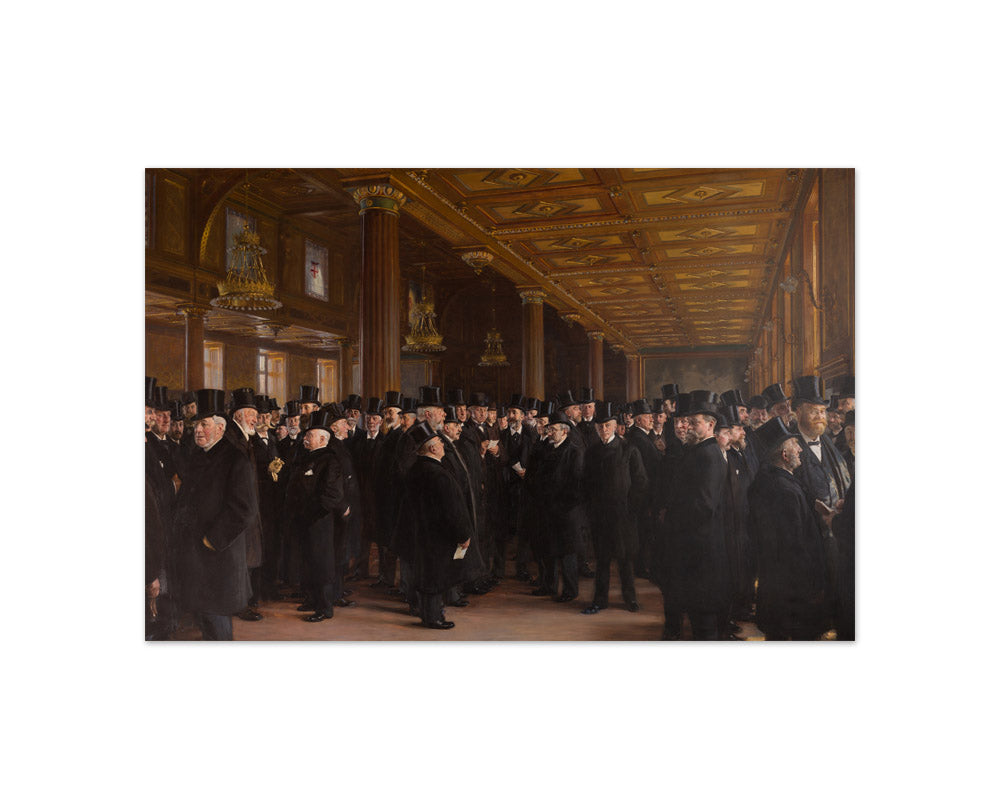 P.S. Krøyer - From the Copenhagen Stock Exchange - Compact / Full Bleed / No Frame