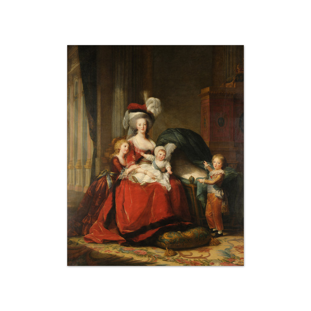 Élisabeth Louise Vigée Le Brun - Marie-Antoinette and Her Children - Compact / Full Bleed / No Frame