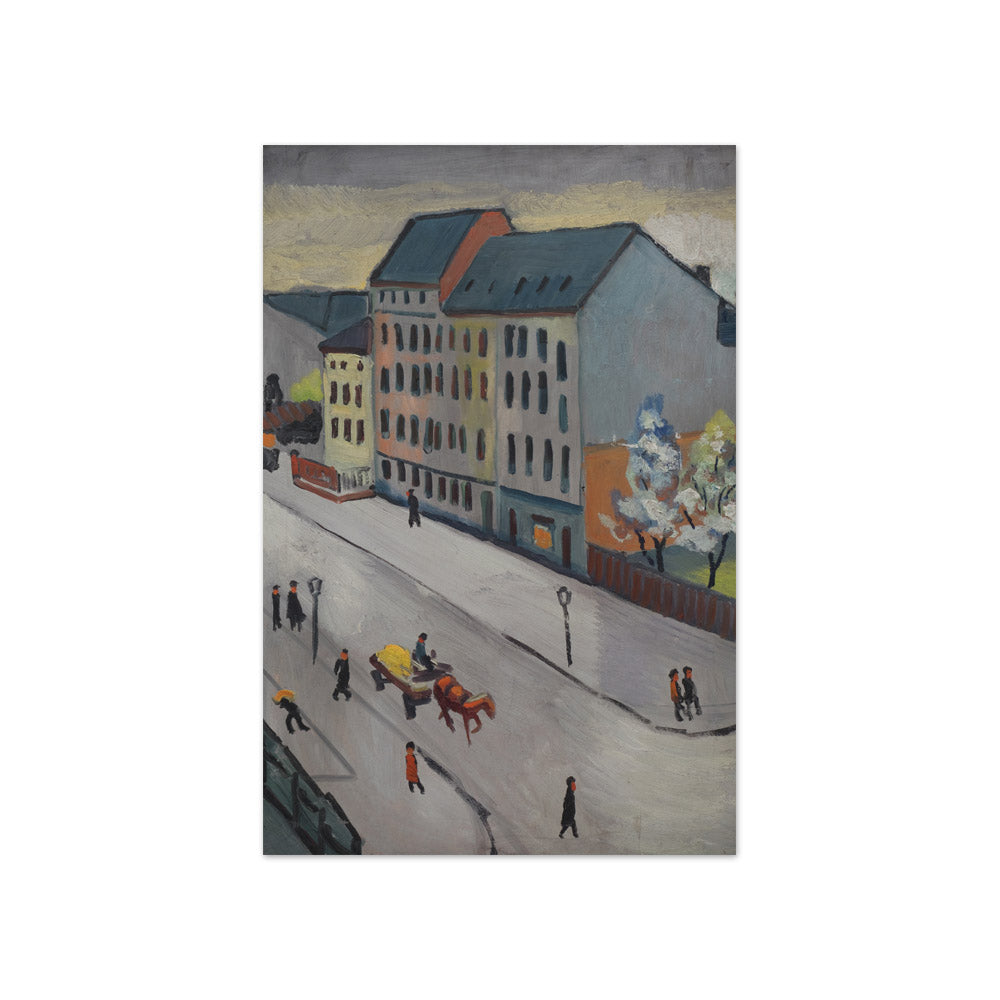 August Macke - Our Street in Grey - Compact / Full Bleed / No Frame