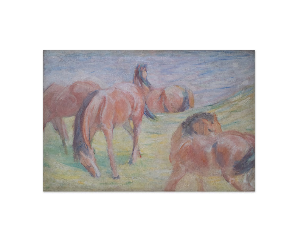 Franz Marc - Grazing Horses I - Compact / Full Bleed / No Frame