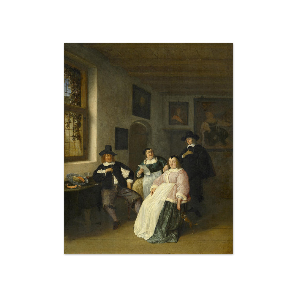 Adriaen van Ostade - Goyer and Questiers - Compact / Full Bleed / No Frame