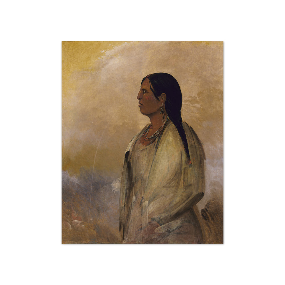 George Catlin - A Choctaw Woman - Compact / Full Bleed / No Frame