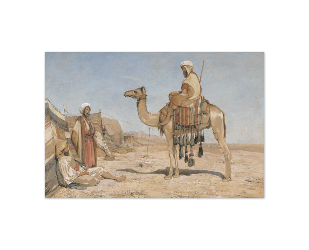 John Frederick Lewis - A Bedouin Encampment; or, Bedouin Arabs - Compact / Full Bleed / No Frame