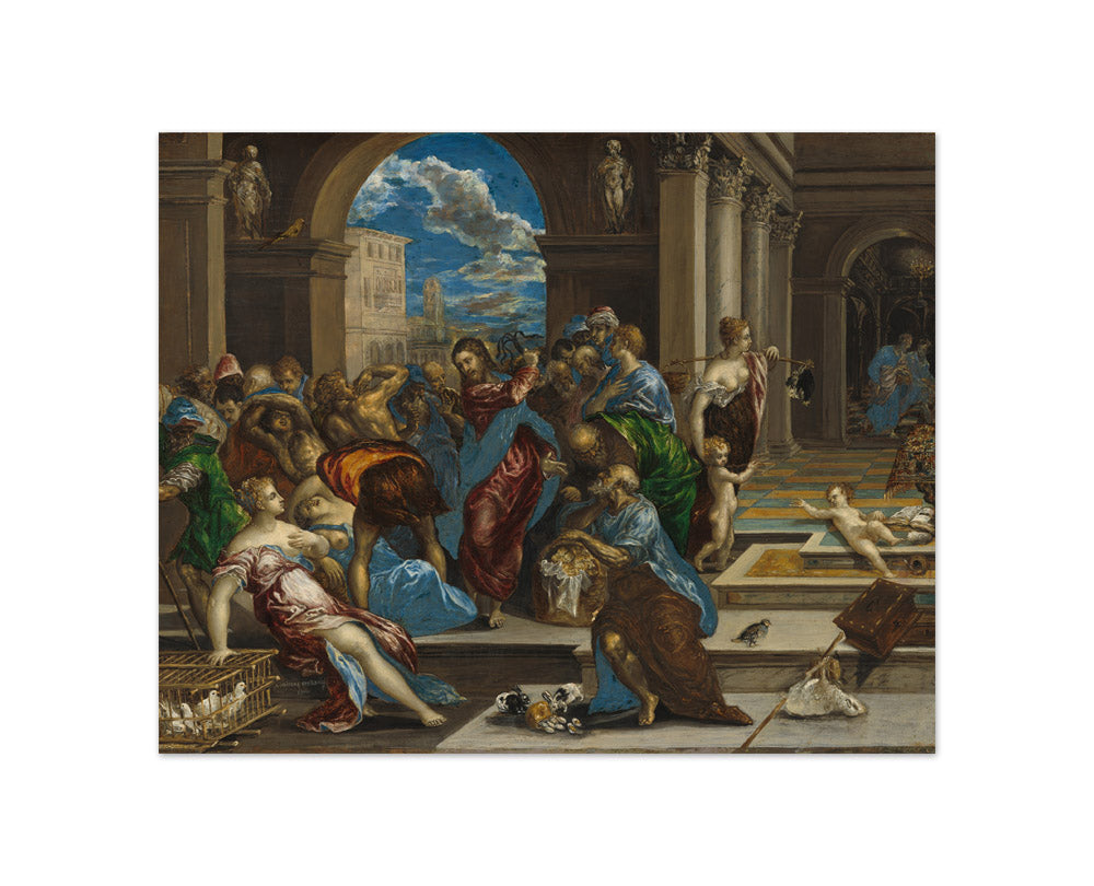 El Greco - Christ Cleansing the Temple - Compact / Full Bleed / No Frame