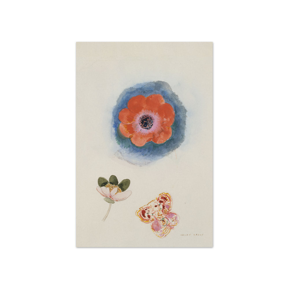 Odilon Redon - Study of Flowers - Compact / Full Bleed / No Frame