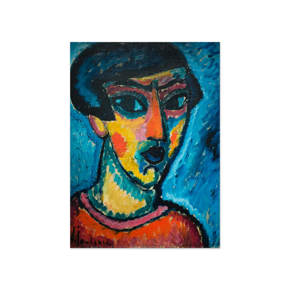Alexej von Jawlensky - Head in Blue - Compact / Full Bleed / No Frame