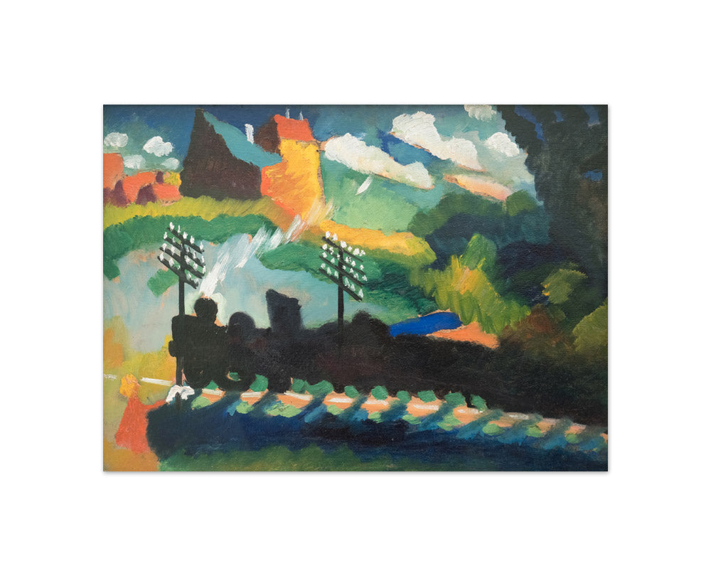 Wassily Kandinsky - Railroad at Murnau - Compact / Full Bleed / No Frame