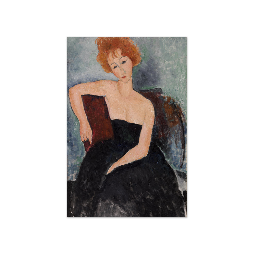 Amedeo Modigliani - Redheaded Girl in Evening Dress - Compact / Full Bleed / No Frame
