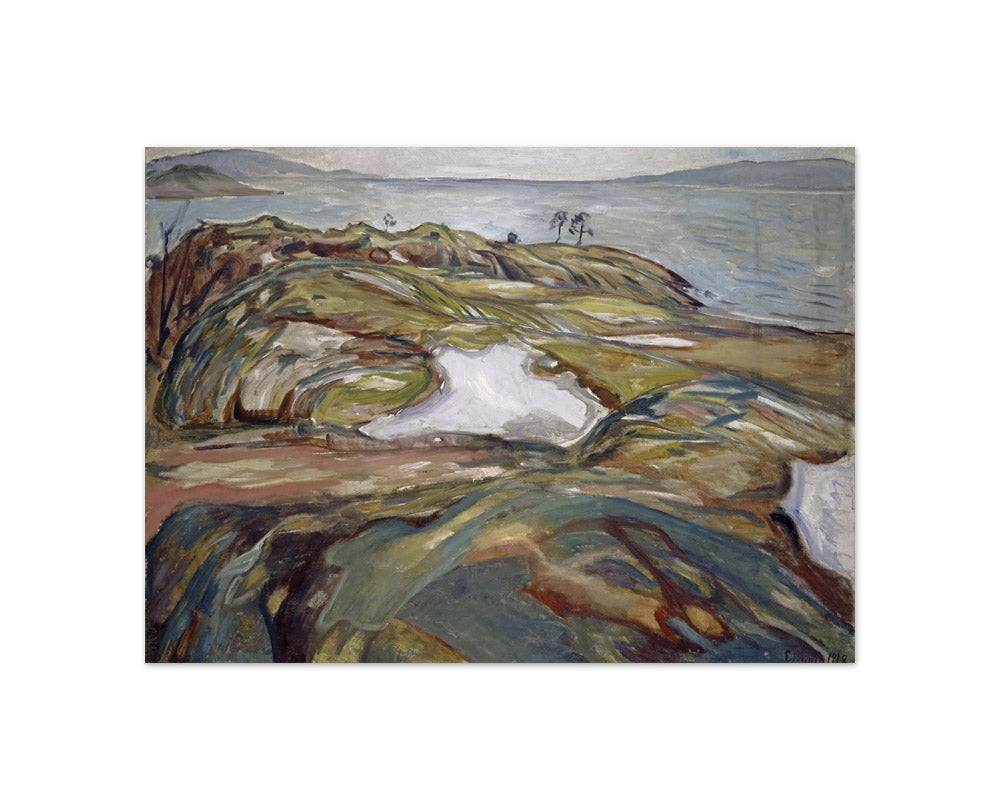 Edvard Munch - Coastal Landscape - Compact / Full Bleed / No Frame