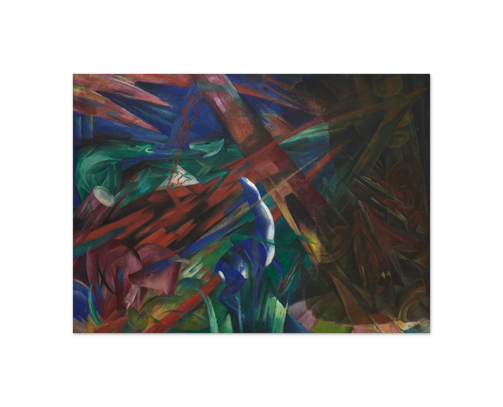 Franz Marc - The Red Horses - Compact / Full Bleed / No Frame