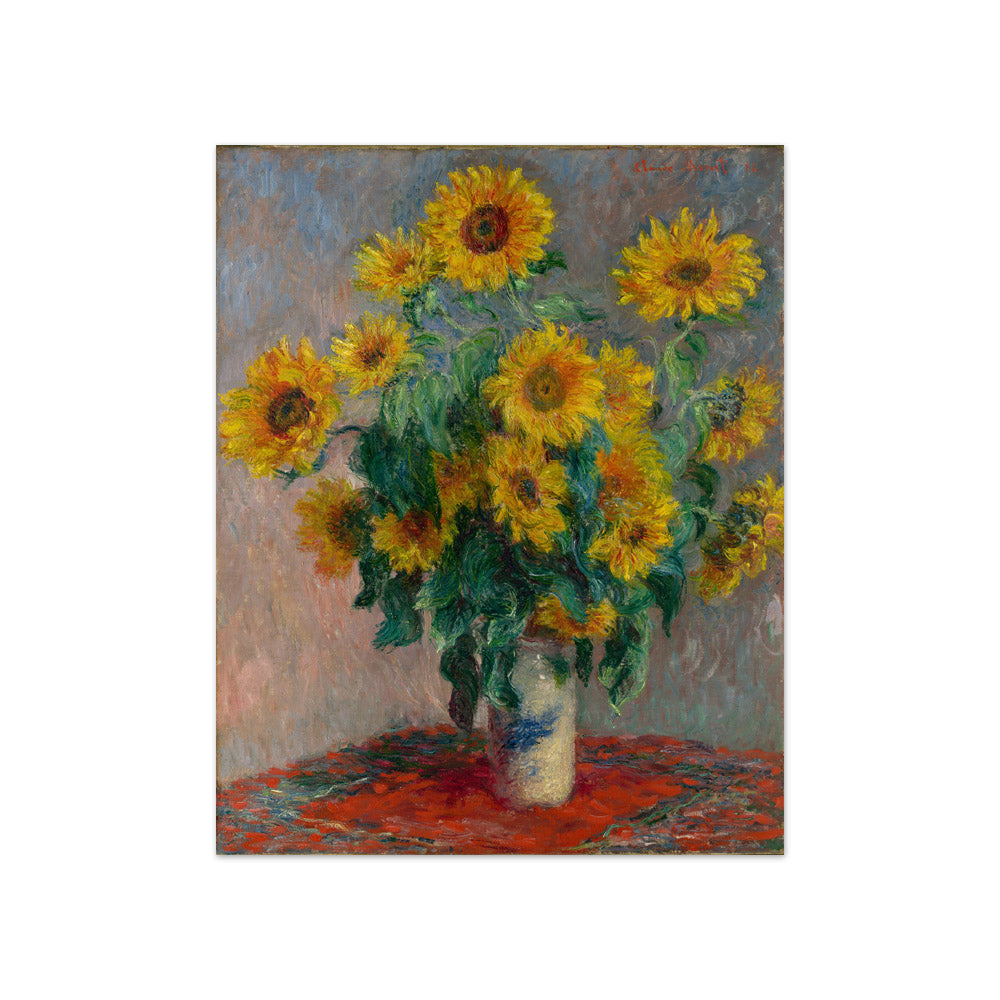 Claude Monet - Bouquet of Sunflowers - Compact / Full Bleed / No Frame