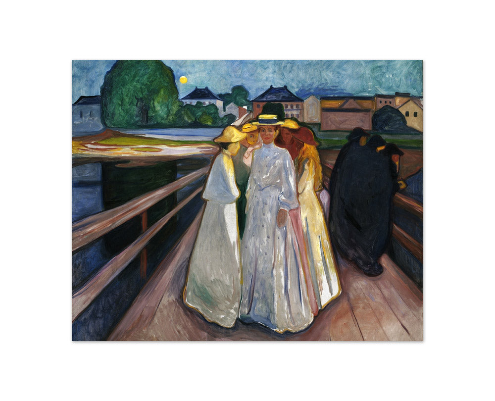 Edvard Munch - On the Bridge - Compact / Full Bleed / No Frame