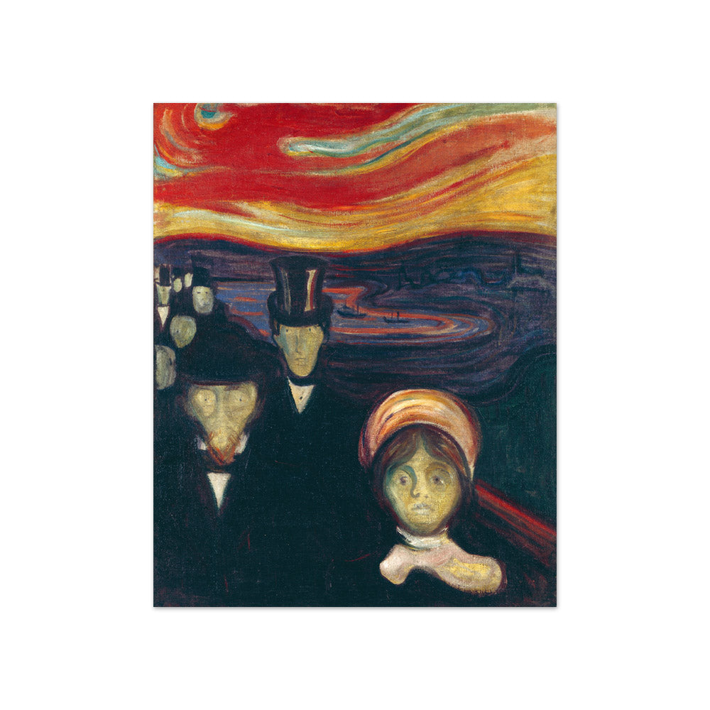 Edvard Munch - Anxiety - Compact / Full Bleed / No Frame