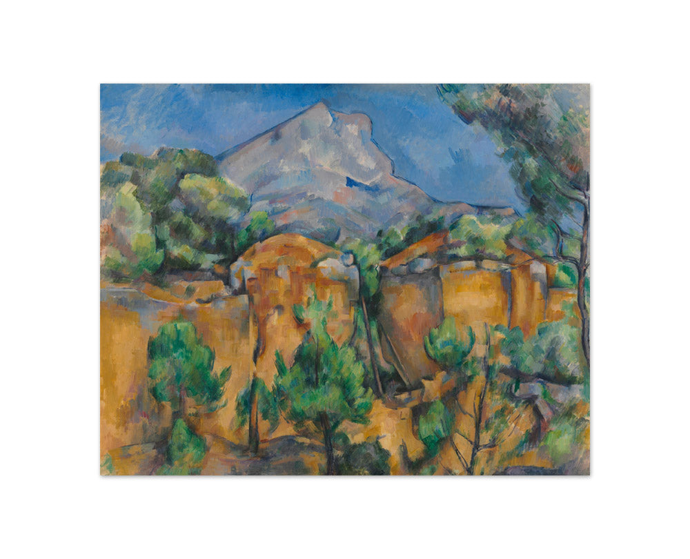 Paul Cézanne - Mont Sainte-Victoire from the Bibémus Quarries - Compact / Full Bleed / No Frame