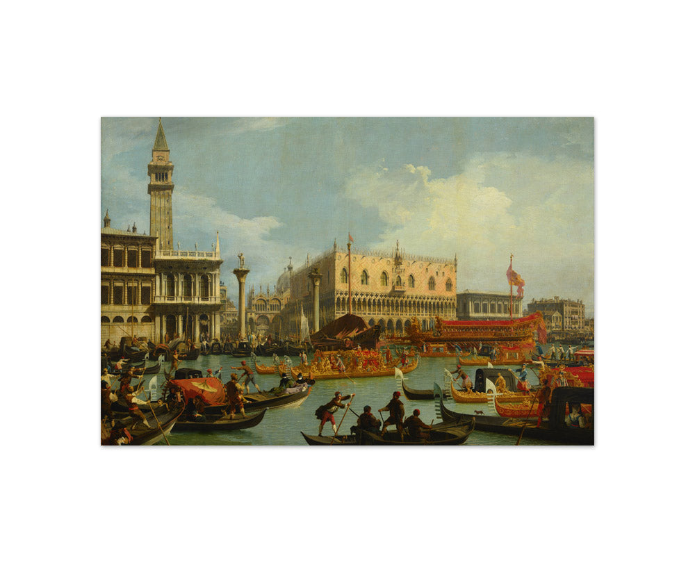 Canaletto - Bucentaur's Return to the Pier by the Palazzo Ducale - Compact / Full Bleed / No Frame