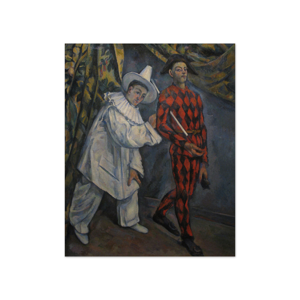 Paul Cézanne - Pierrot and Harlequin (Mardi Gras) - Compact / Full Bleed / No Frame