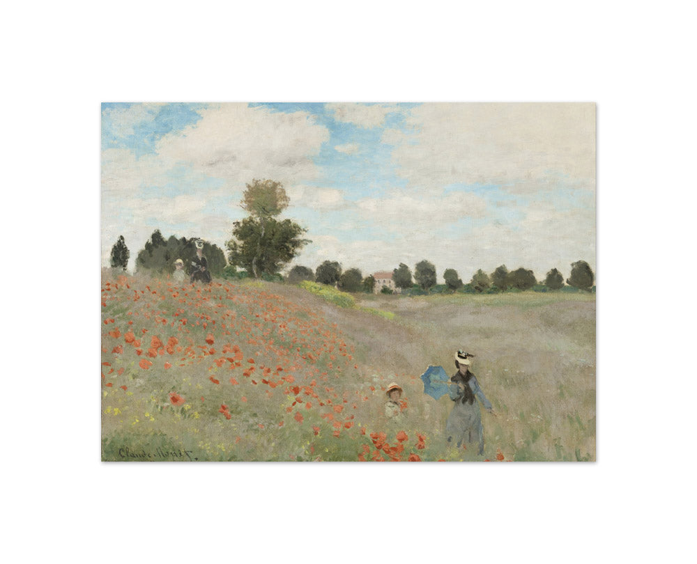 Claude Monet - The Poppy Field near Argenteuil - Compact / Full Bleed / No Frame