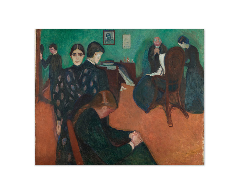 Edvard Munch - Death in the Sickroom - Compact / Full Bleed / No Frame