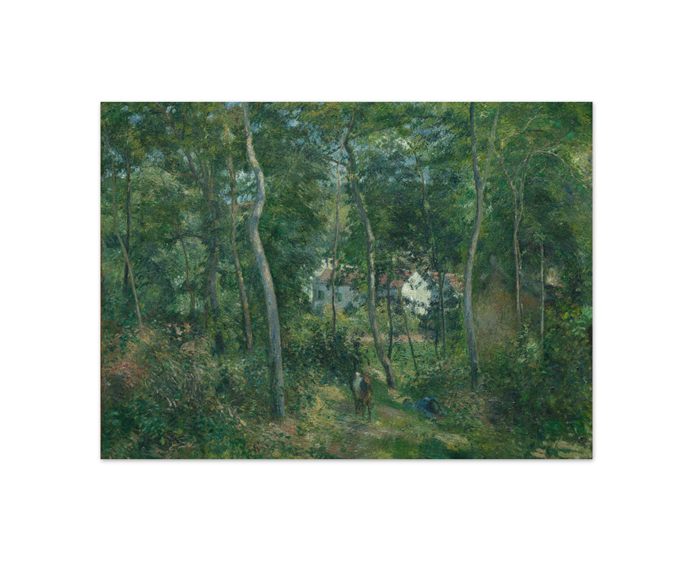 Camille Pissarro - Edge of the Woods Near L'Hermitage, Pontoise - Compact / Full Bleed / No Frame